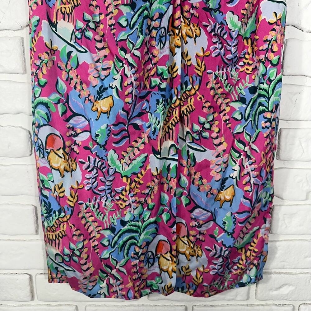J. Mclaughlin Blakely Tropical Floral Pencil Skirt Size 6 - Picture 10 of 12